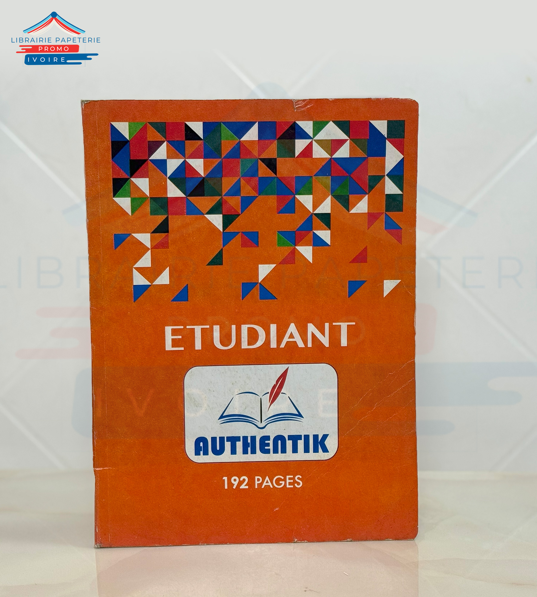 CAHIER ETUDIANT AUTHENTIQUE 200 PAGES PETIT-CARREAUX