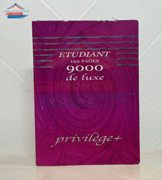 CAHIER ETUDIANT PRIVILEGE 200 PAGES PETIT-CARREAUX