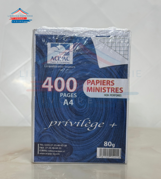 PAPIER MINISTRE PRIVILEGE 80G